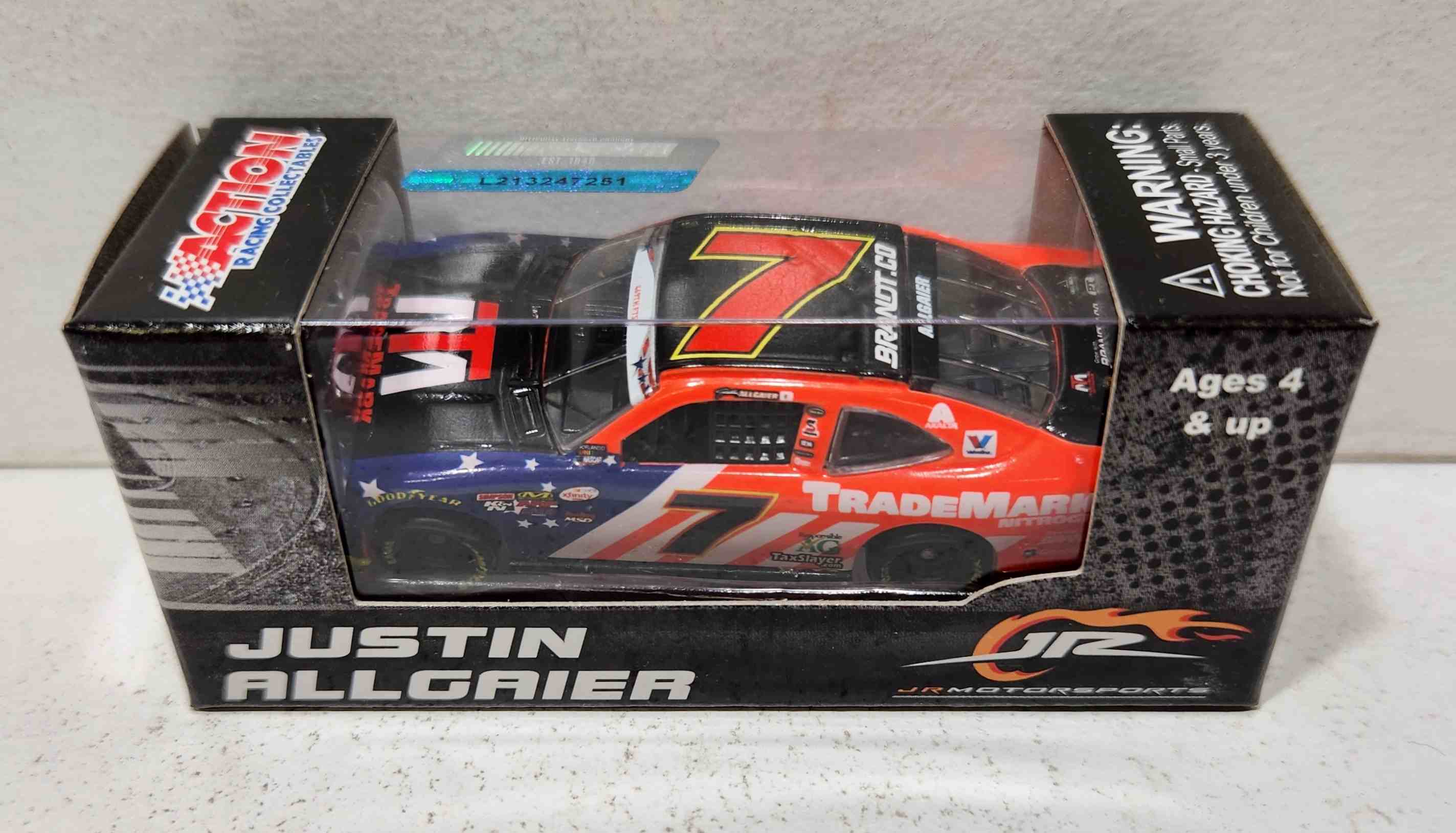 2016 Justin Allgaier 1/64th TradeMark Nitrogen "Xfinity Series" Pitstop Series Camaro