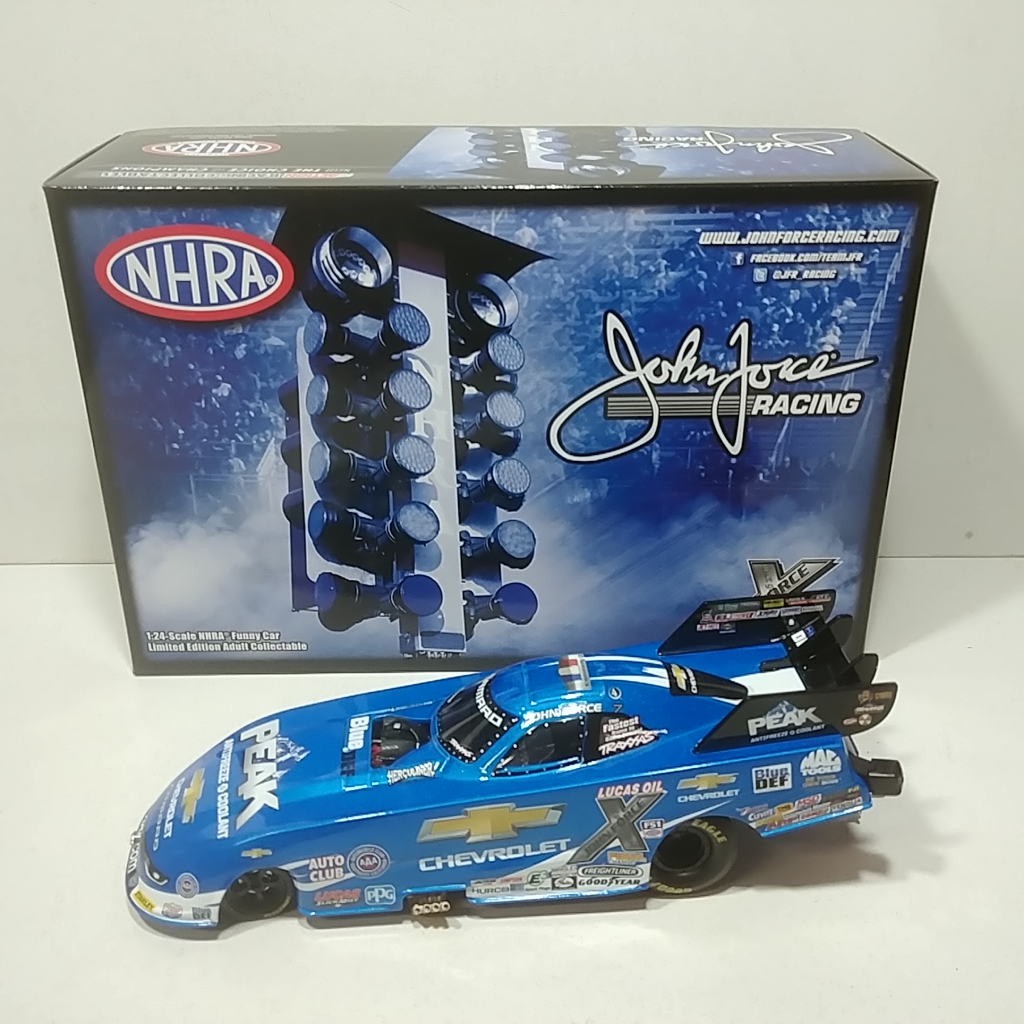 2016 John Force 1/24th Peak "Chevrolet" Funny Car