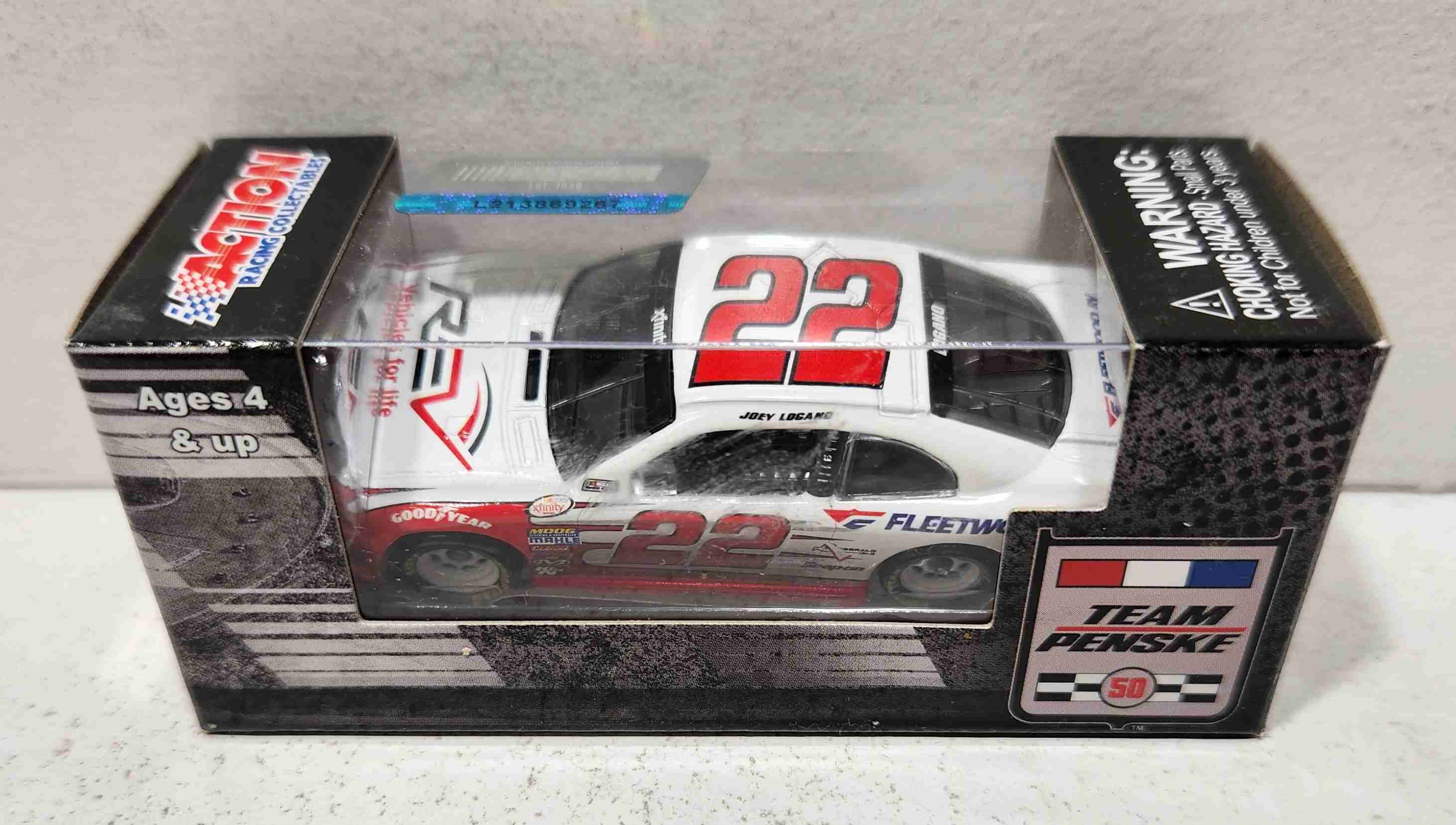 2016 Joey Logano 1/64th Fleetwood "Xfinity Series" Pitstop Series Mustang