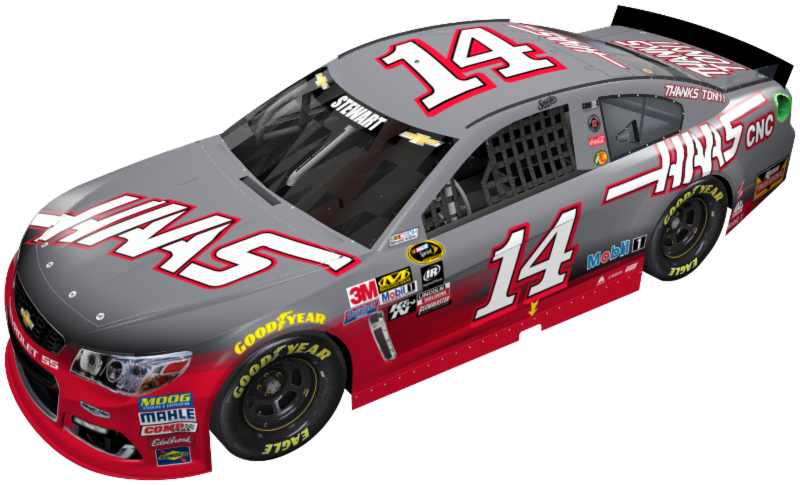 2016 Tony Stewart 1/64th HAAS Pitstop Series car