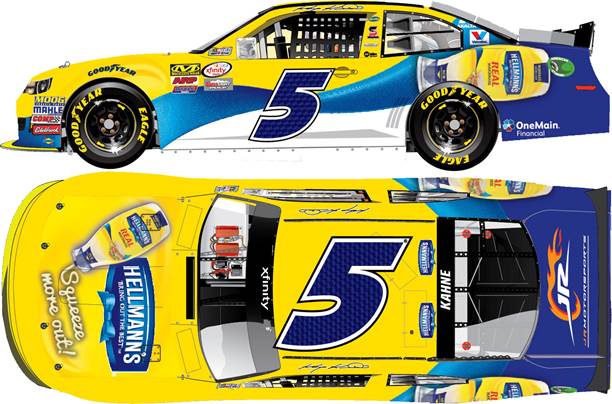 2016 Kasey Kahne 1/64th Hellmann's Squeeze "XFINITY Series " Pitstop Series car