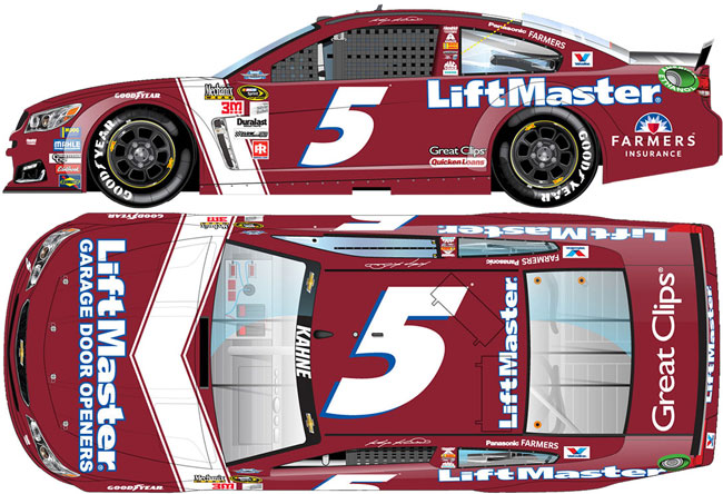 2016 Kasey Kahne 1/64th Lift Master "Darlington Throwback" Pitstop Series Chevrolet SS