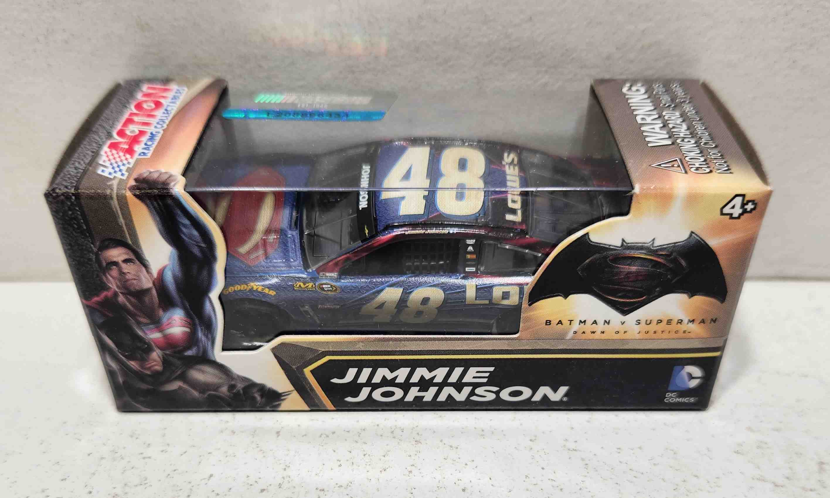 2016 Jimmie Johnson 1/64th Lowe's "Superman" Pitstop Series Chevrolet SS