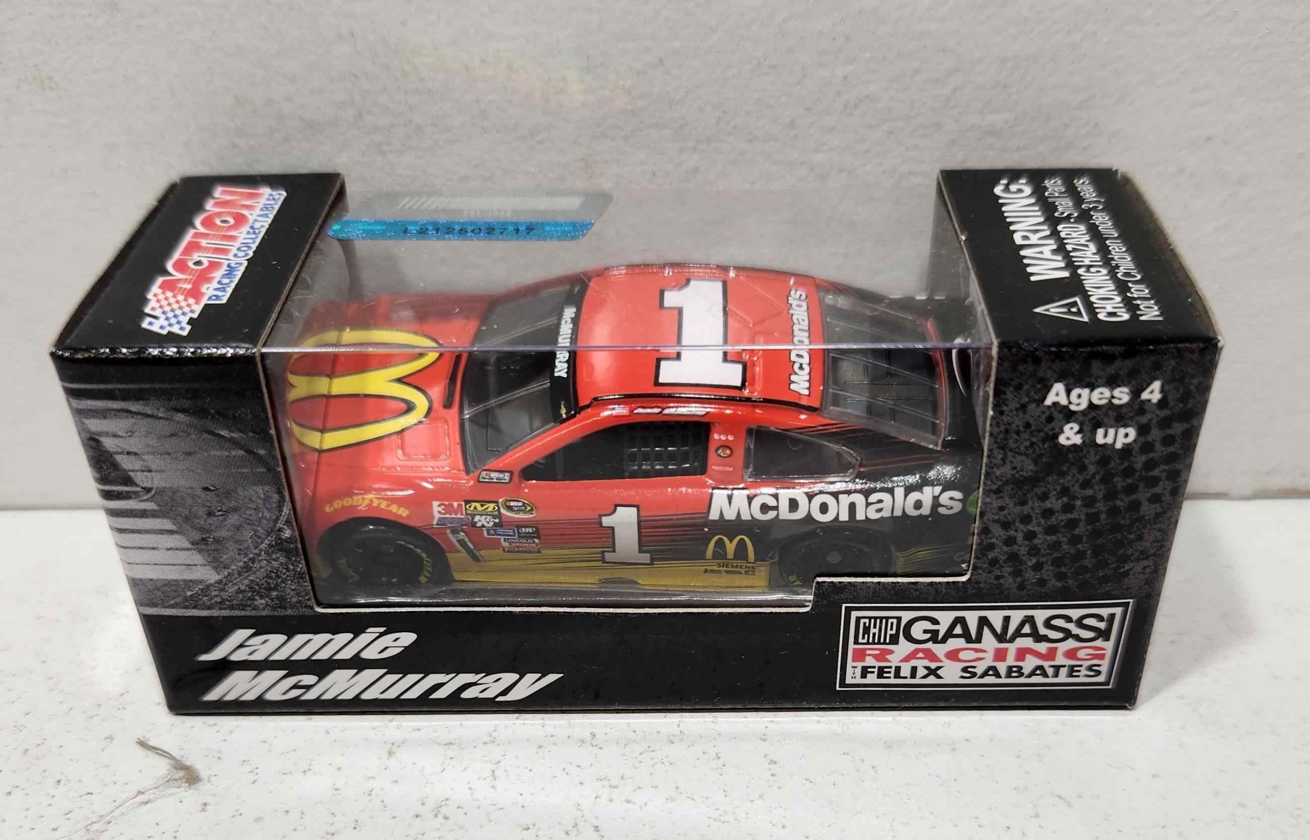 2016 Jamie McMurray 1/64th McDonalds Pitstop Series Chevrolet SS
