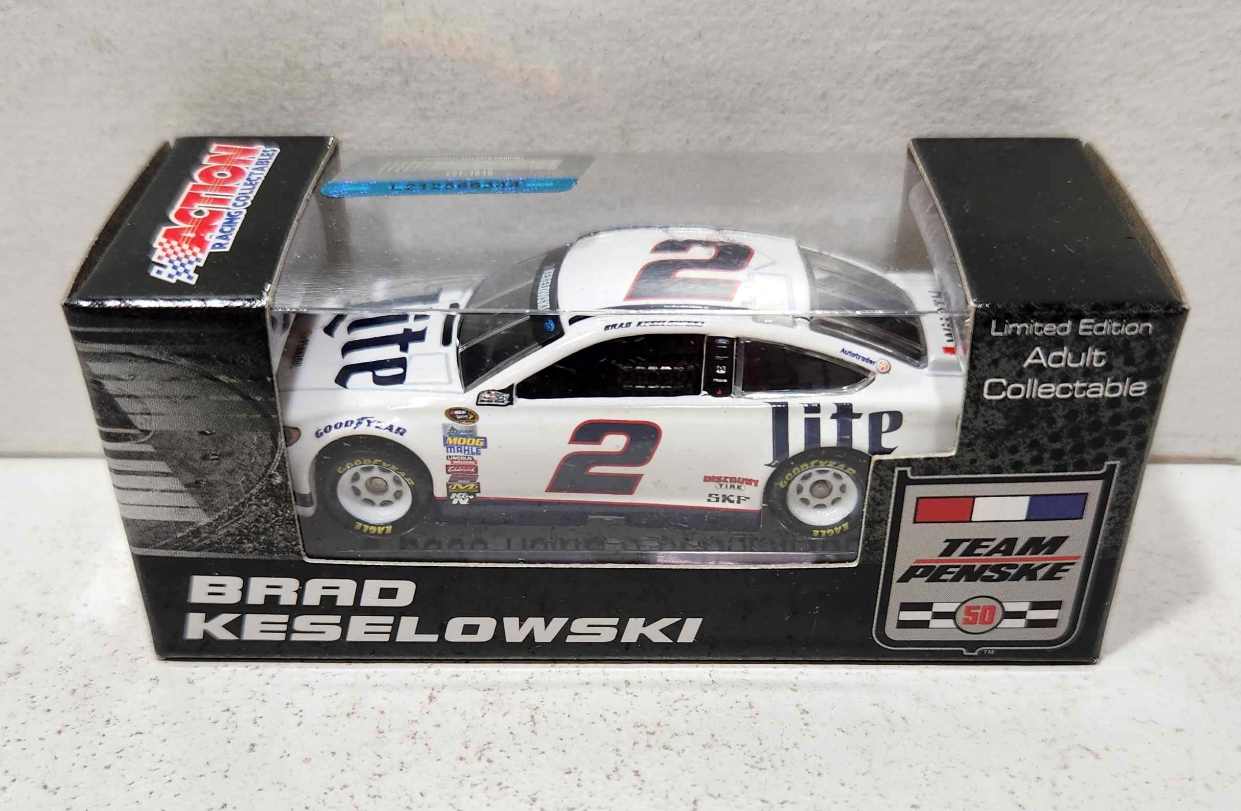 2016 Brad Keselowski 1/64th Miller Lite Pitstop Series Fusion