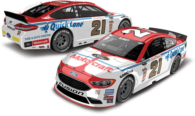 2016 Ryan Blaney 1/24th Motorcraft "Darlington Throwback" car