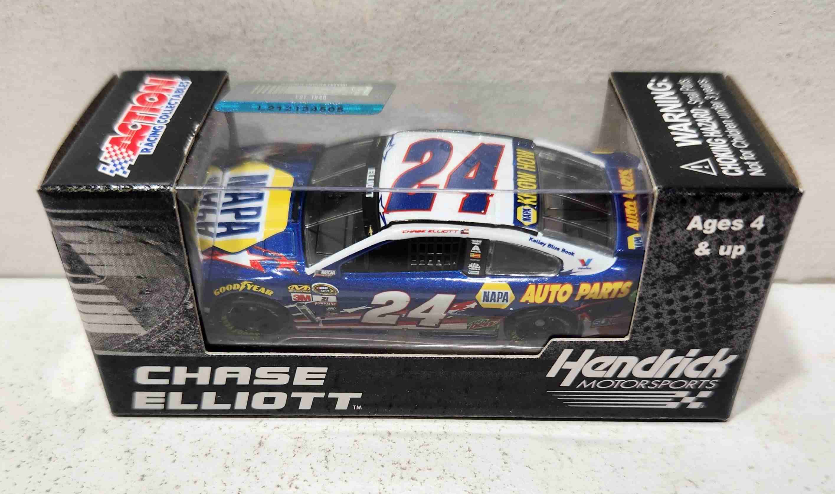 2016 Chase Elliott 1/64th Napa "Patriotic" Pitstop Series Chevrolet SS