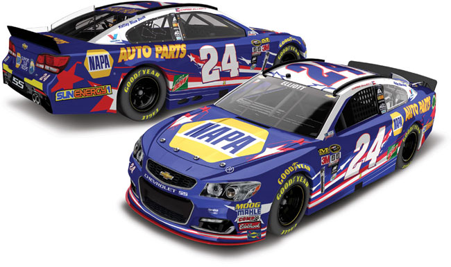 2016 Chase Elliott 1/24th NAPA "Patriotic" Chevrolet SS