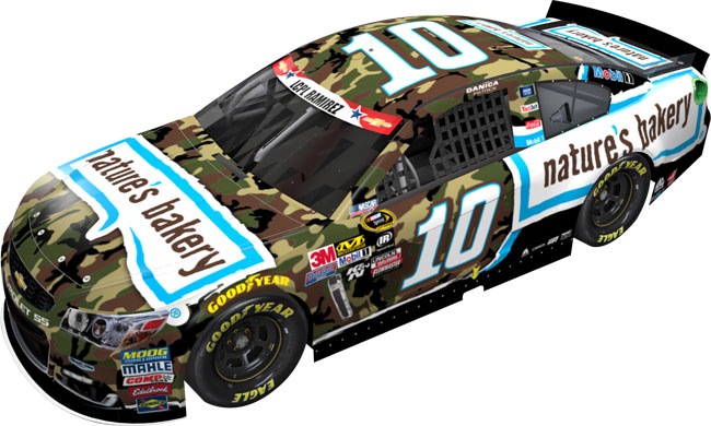 2016 Danica Patrick 1/64th Nature's Bakery "Salute" Pitstop Series car