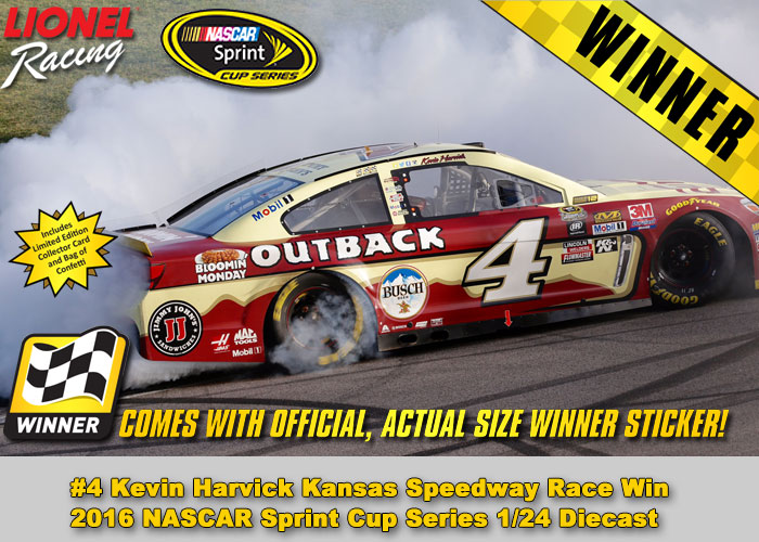 2016 Kevin Harvick 1/24th Outback "Kansas Win" Chevrolet SS