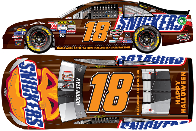 2016 Kyle Busch 1/64th Snickers "Halloween" Pitstop Series car