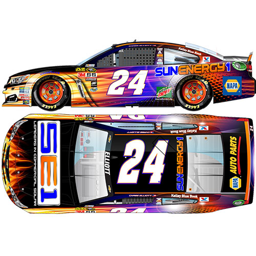 2016 Chase Elliott 1/24th SunEnergy1 car