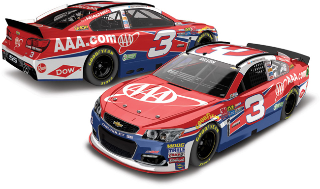 2017 Austin Dillon 1/24th AAA car