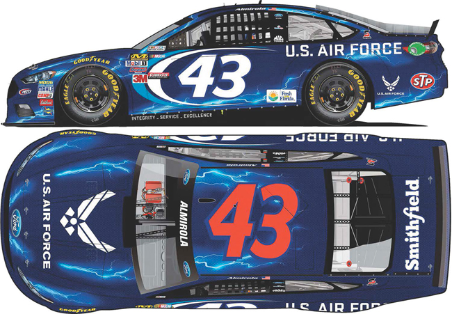 2017 Aric Almirola 1/24th US Air Force Fusion