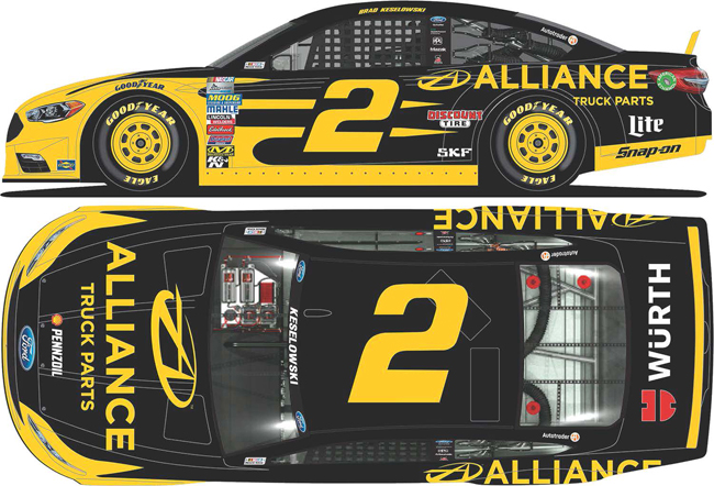 2017 Brad Keselowski 1/24th Alliance Truck Parts Fusion