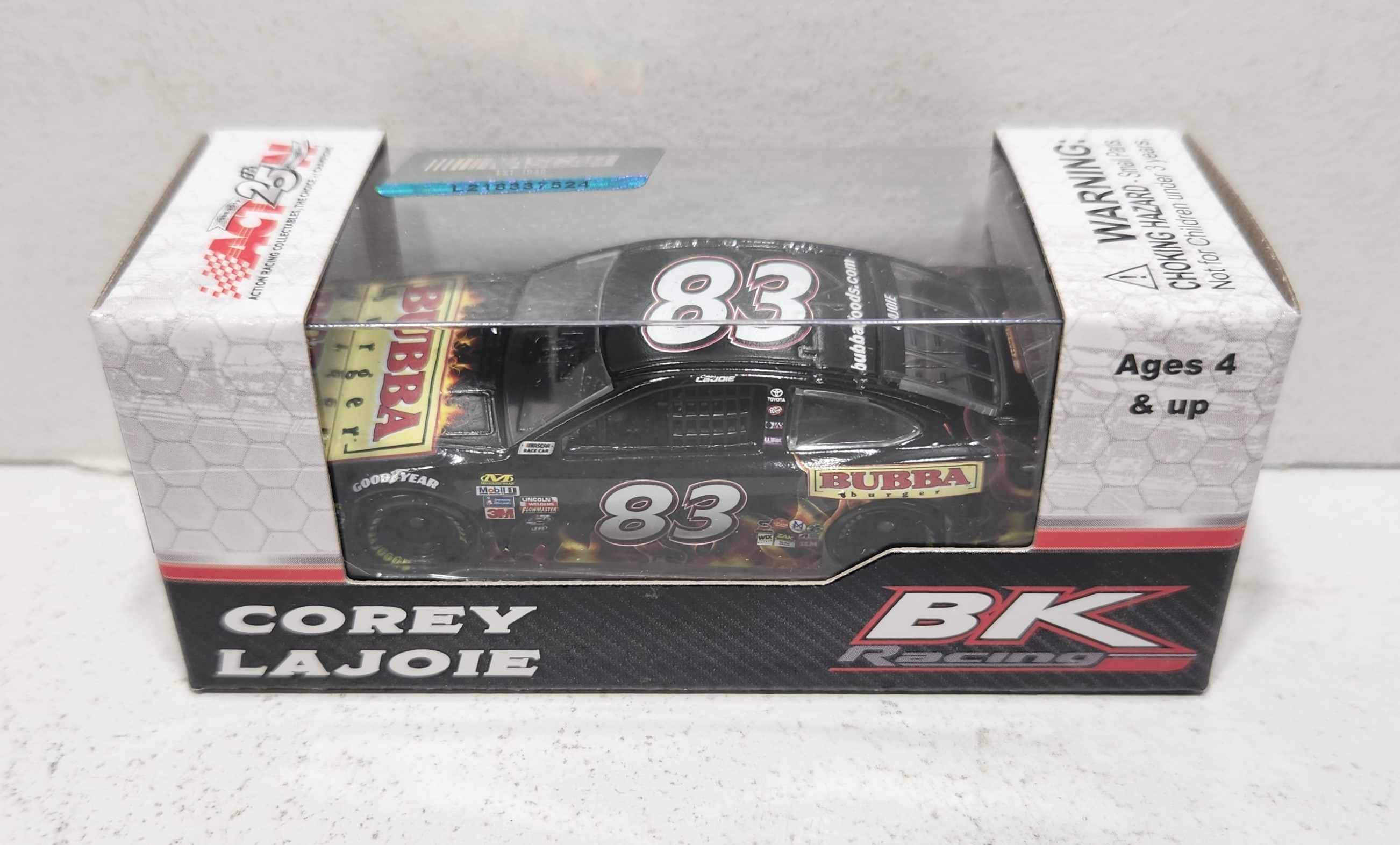 2017 Corey LaJoie 1/ 64th Bubba Burger Pitstop Series Camry