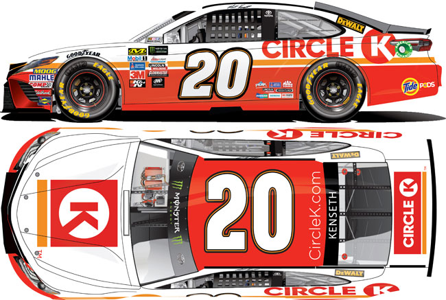 2017 Matt Kenseth 1/24th Circle K Camry