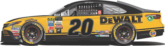 2017 Matt Kenseth 1/24th DeWalt "Last Ride" Camry