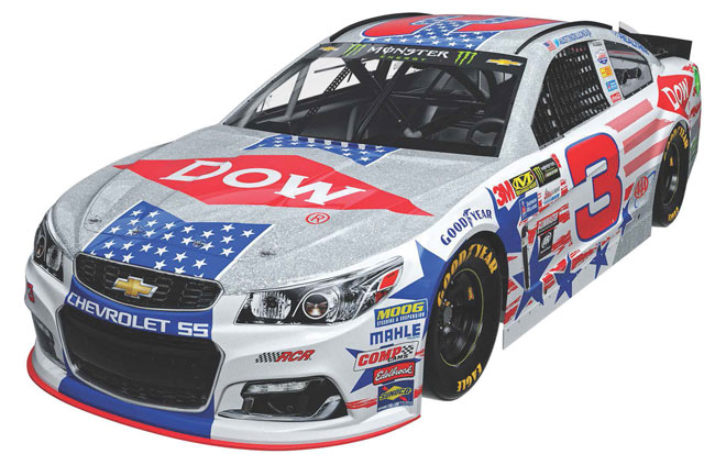 2017 Austin Dillon 1/64th Dow "Veterans" Pitstop Series car