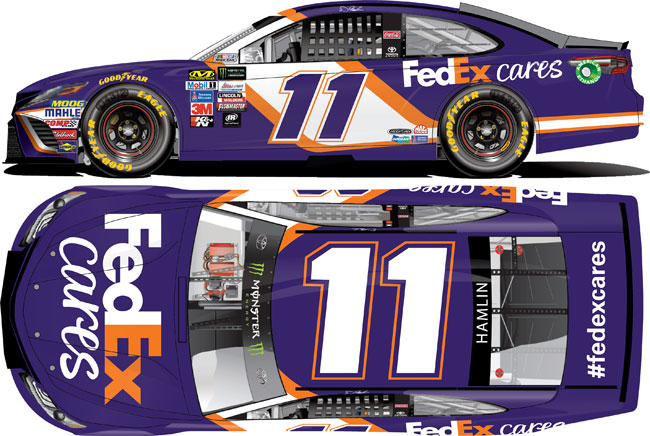 2017 Denny Hamlin 1/64th Fed Ex "Cares" Pitstop Series Camry