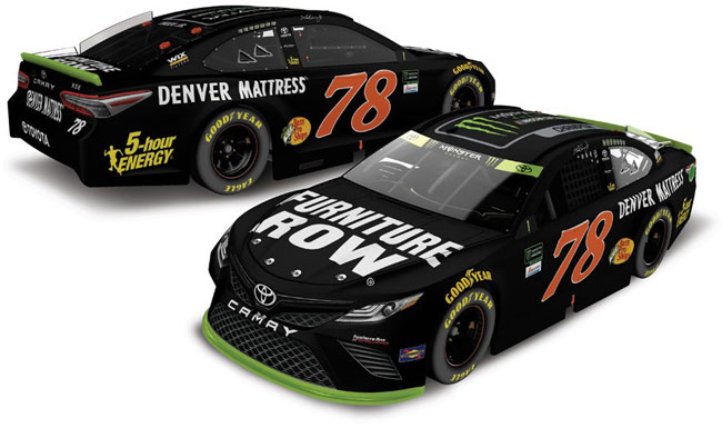 2017 Martin Truex Jr 1/24th Furniture Row "Monster Energy Champion" car