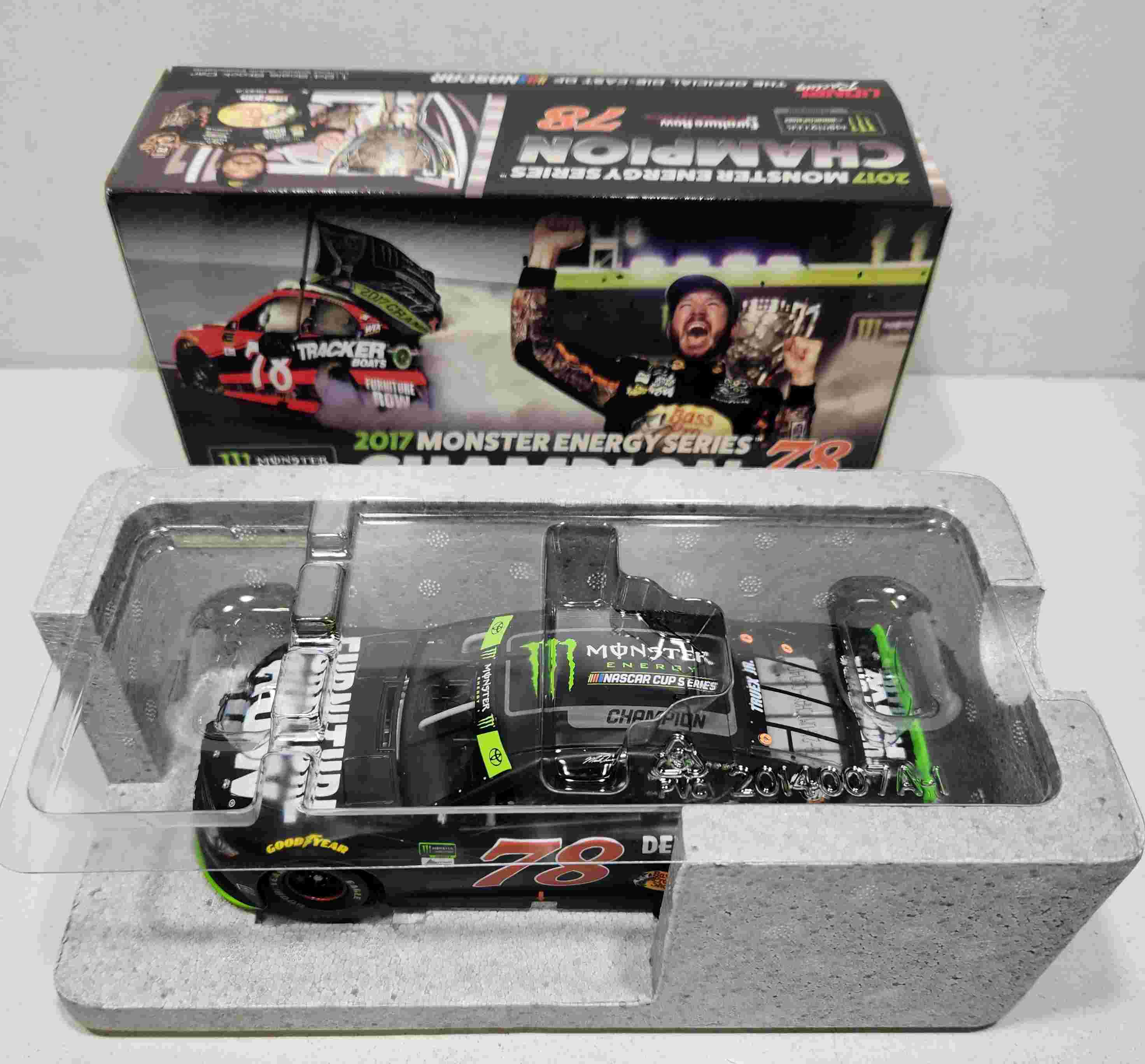 2017 Martin Truex Jr 1/24th Furniture Row "Monster Energy Champion" Camry