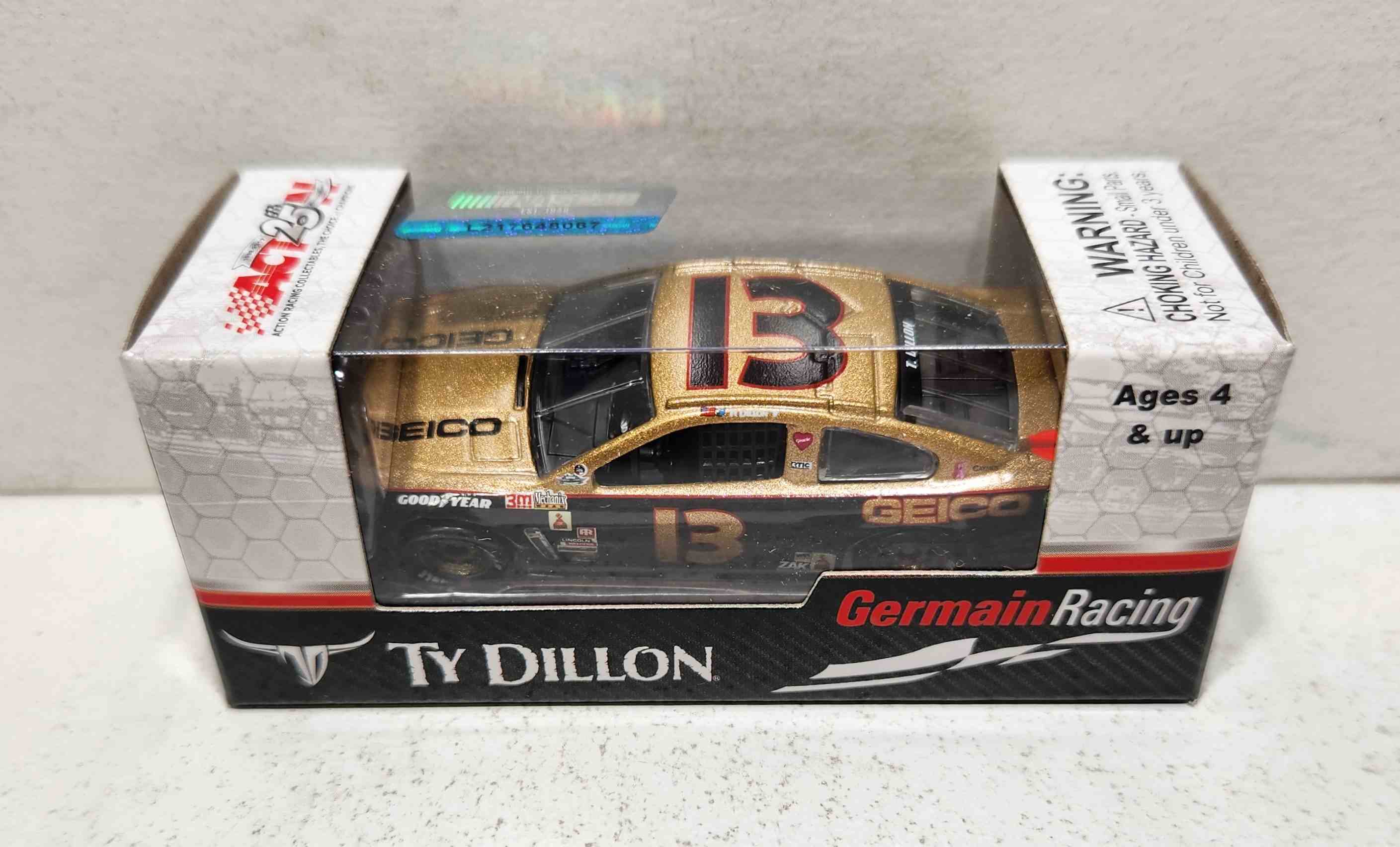 2017 Ty Dillion 1/64th Geico "Darlington Throwback" Pitstop Series Chevrolet SS
