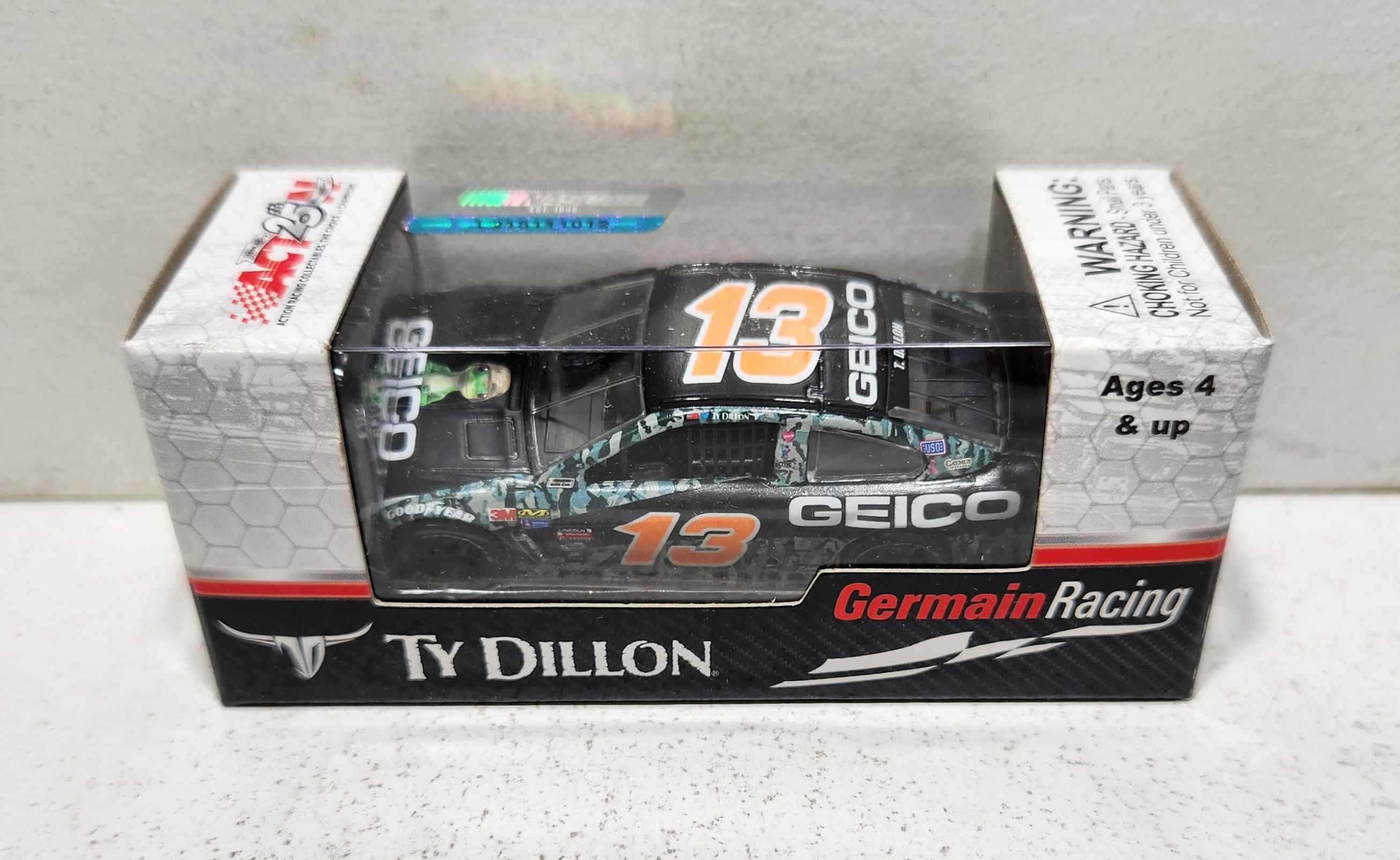 2017 Ty Dillon 1/64th Geico "Military" Pitstop Series Chevrolet SS
