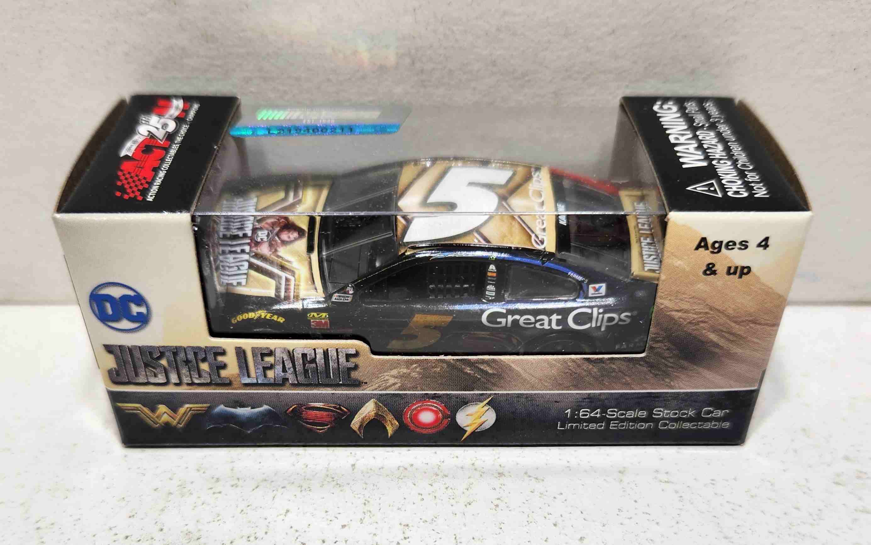 2017 Kasey Kahne 1/64th Great Clips "Justice League" Pitstop Series Chevrolet SS