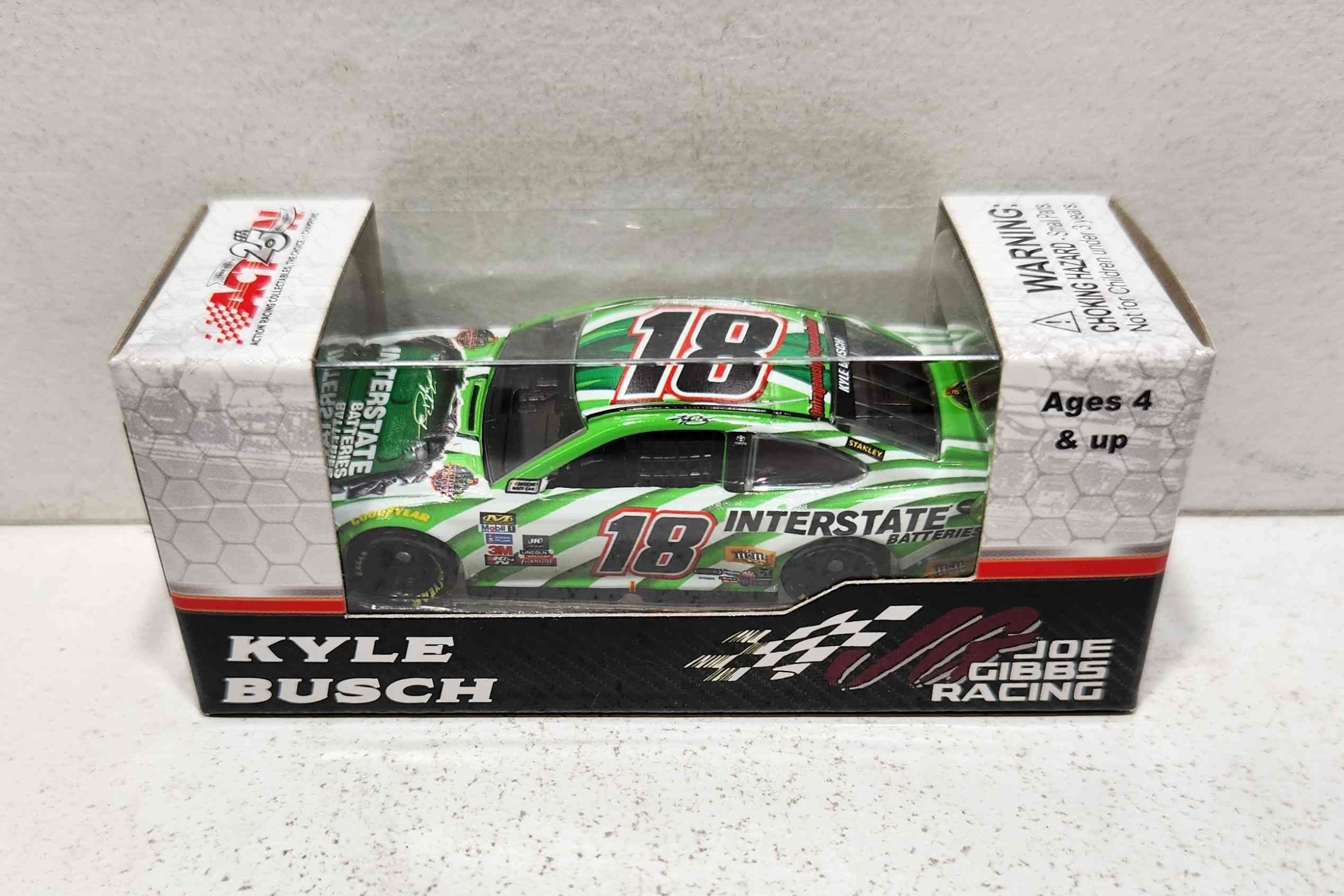 2017 Kyle Busch 1/64th Interstate Batteries Pitstop Series Camry