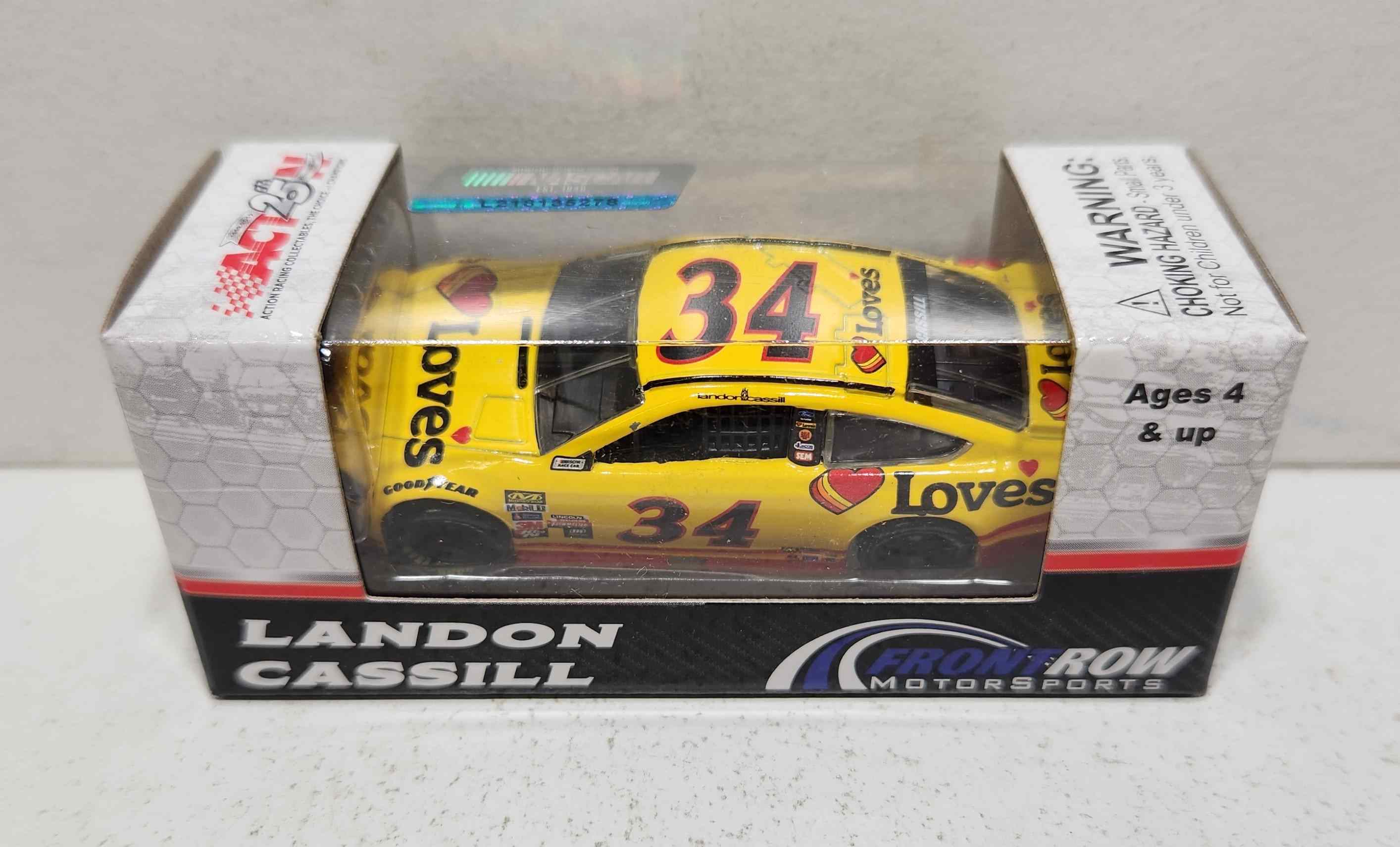 2017 Landon Cassill 1/64th Love's Travel Stops Pitstop Series Fusion