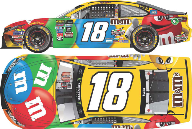 2017 Kyle Busch 1/24th M&M's Camry