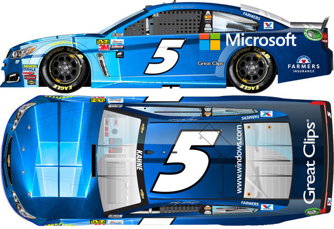 2017 Kasey Kahne 1/64th Microsoft Pitstop Series car