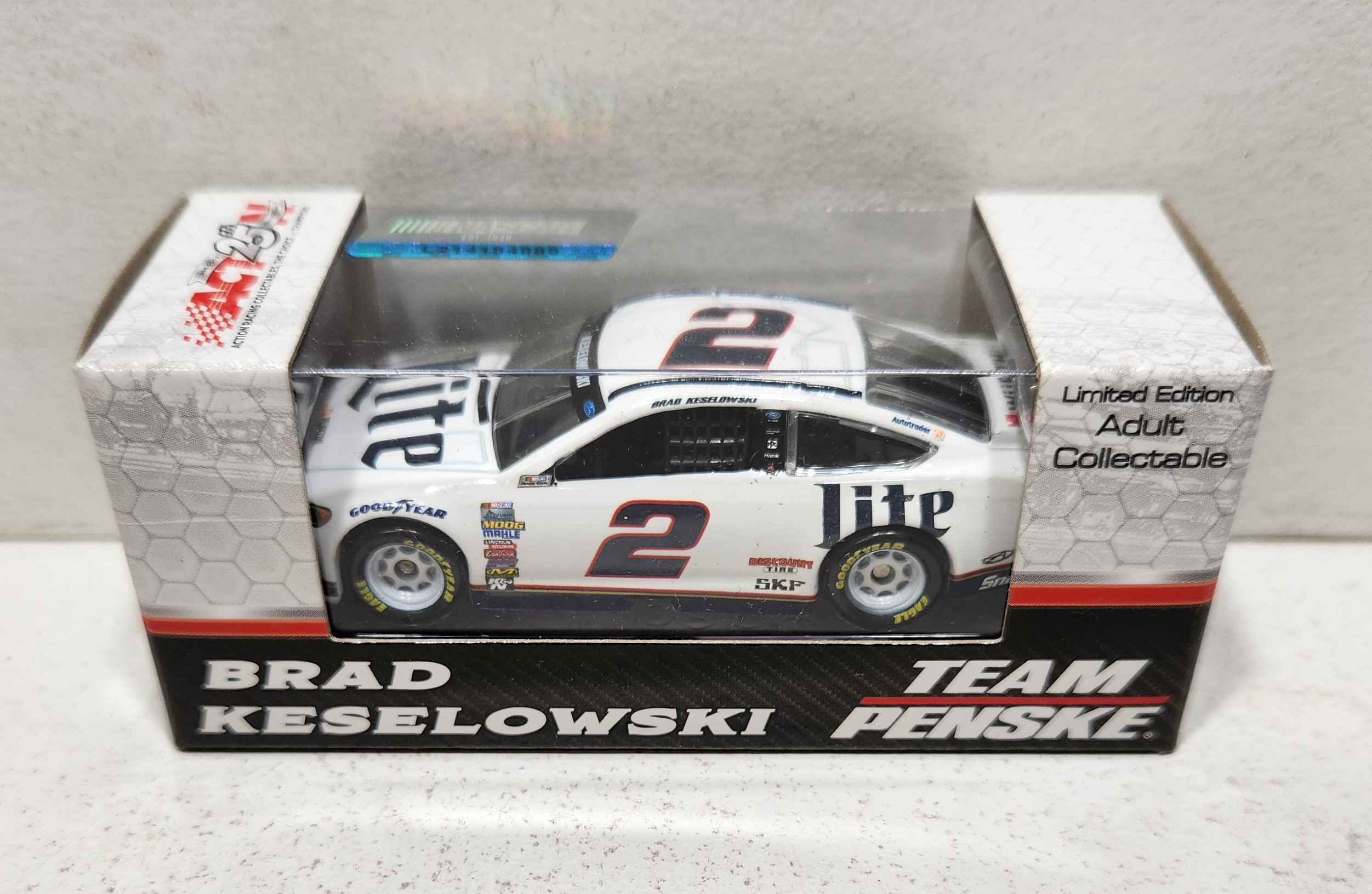 2017 Brad Keselowski 1/64th Miller LIte Pitstop Series Fusion