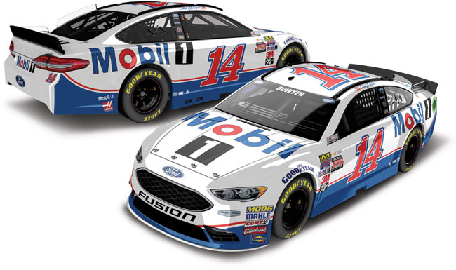 2017 Clint Bowyer 1/64th Mobil1 Pitstop Series car