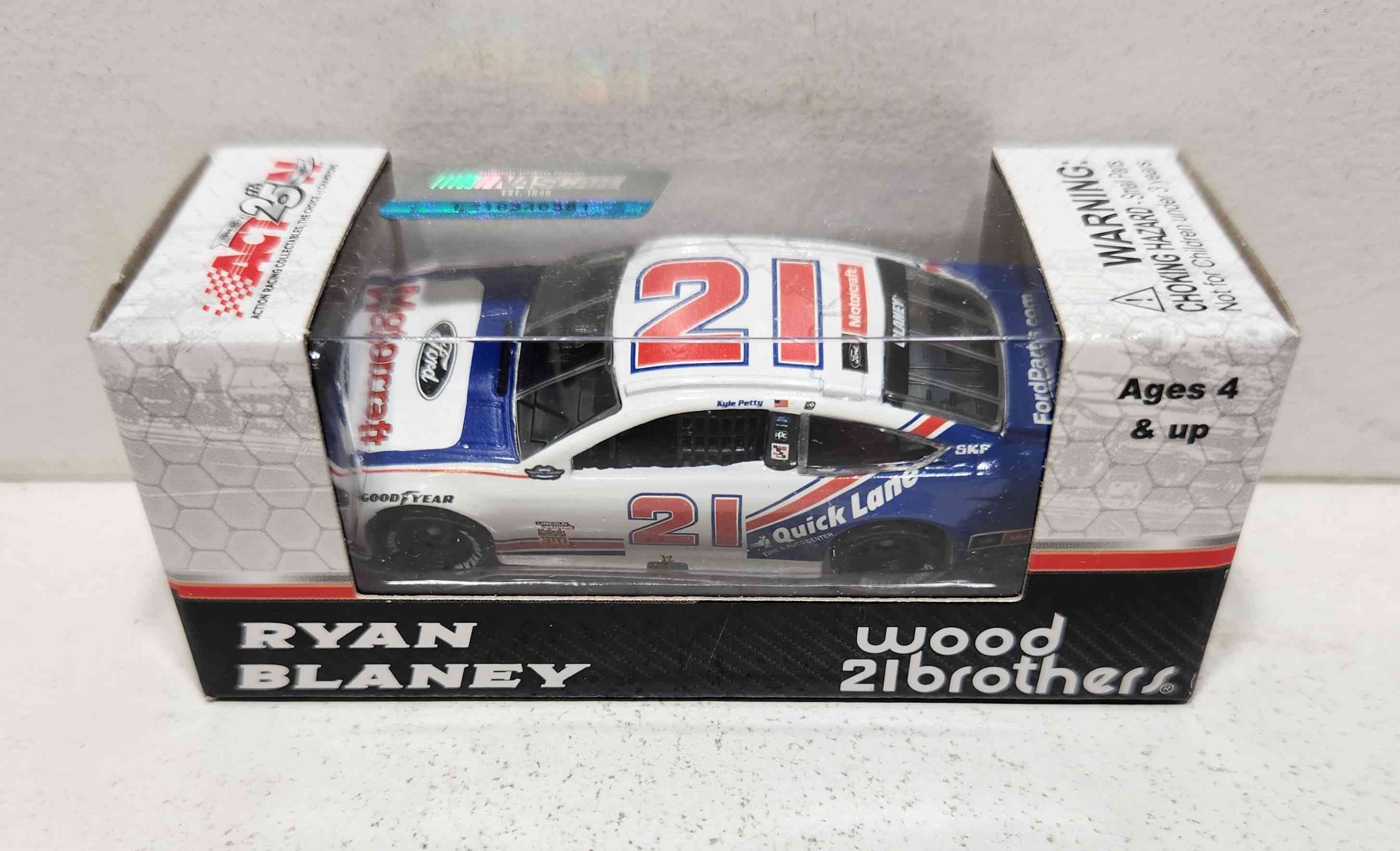 2017 Ryan Blaney 1/64th Motorcraft "Darlington Throwback" Pitstop Series Fusion