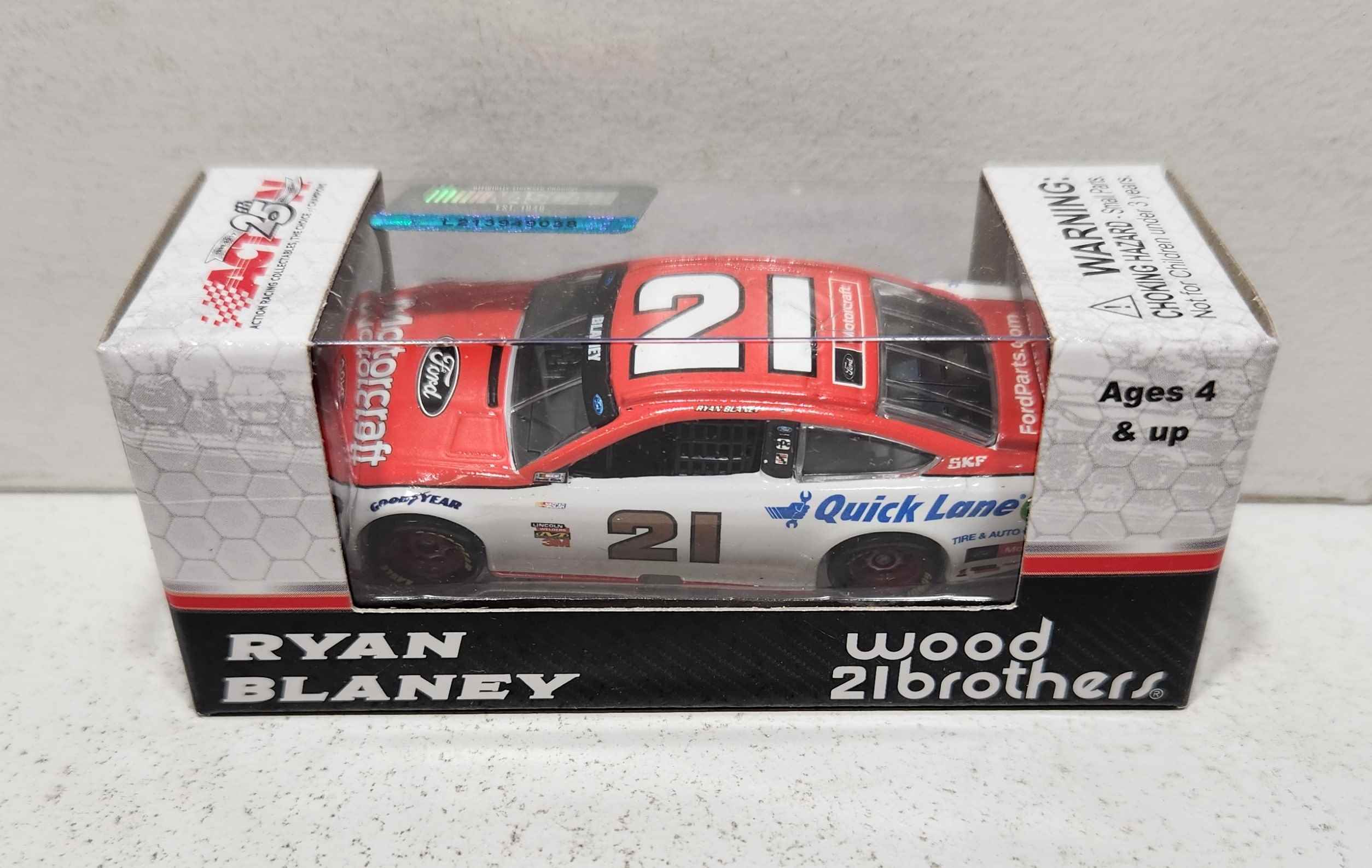 2017 Ryan Blaney 1/64th Motorcraft Pitstop Series Fusion