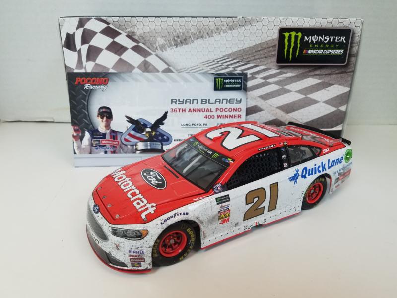 2017 Ryan Blaney 1/24th Motorcraft "Pocono Win" Fusion