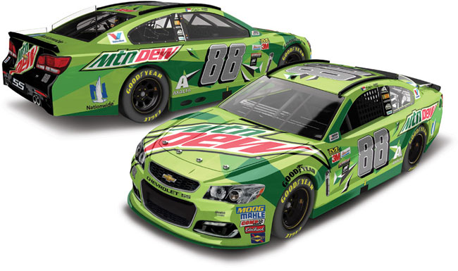 2017 Dale Earnhardt Jr 1/24th Mountain Dew Chevrolet SS