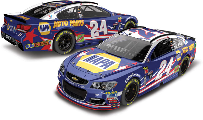 2017 Chase Elliott 1/24th NAPA "Patriotic" Chevrolet SS