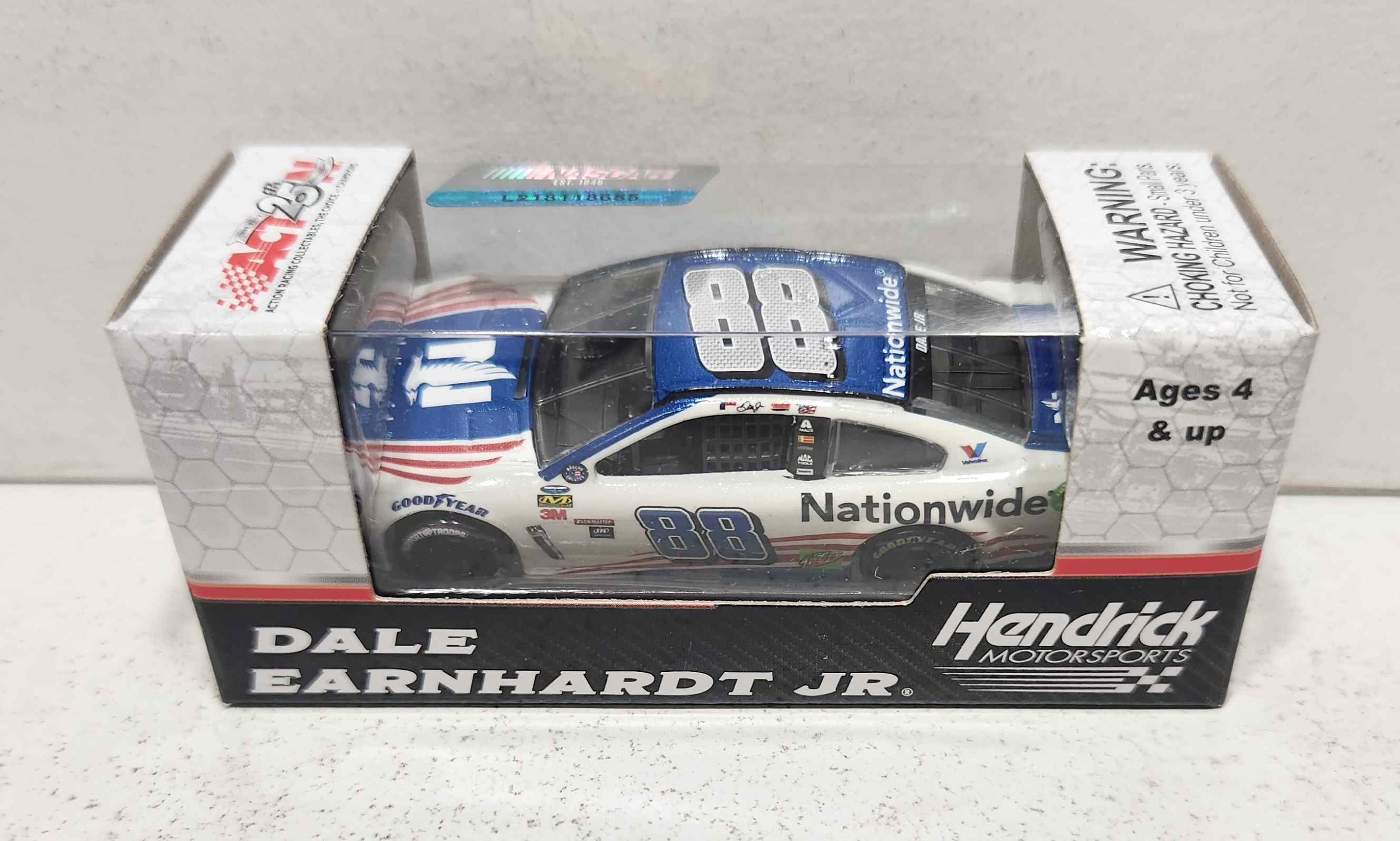 2017 Dale Earnhardt Jr 1/64th Nationwide Insurance "Patriotic" Pitstop Series Chevrolet SS