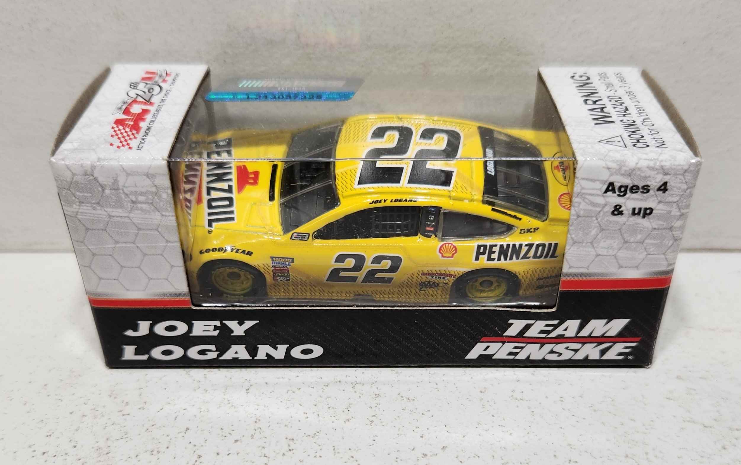 2017 Joey Logano 1/64th Pennzoil Pitstop Series Fusion