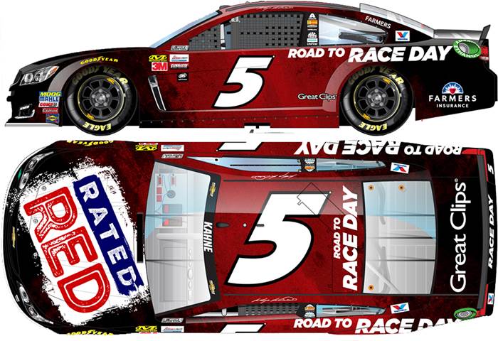 2017 Kasey Kahne 1/64th Rated Red Pitstop Series car