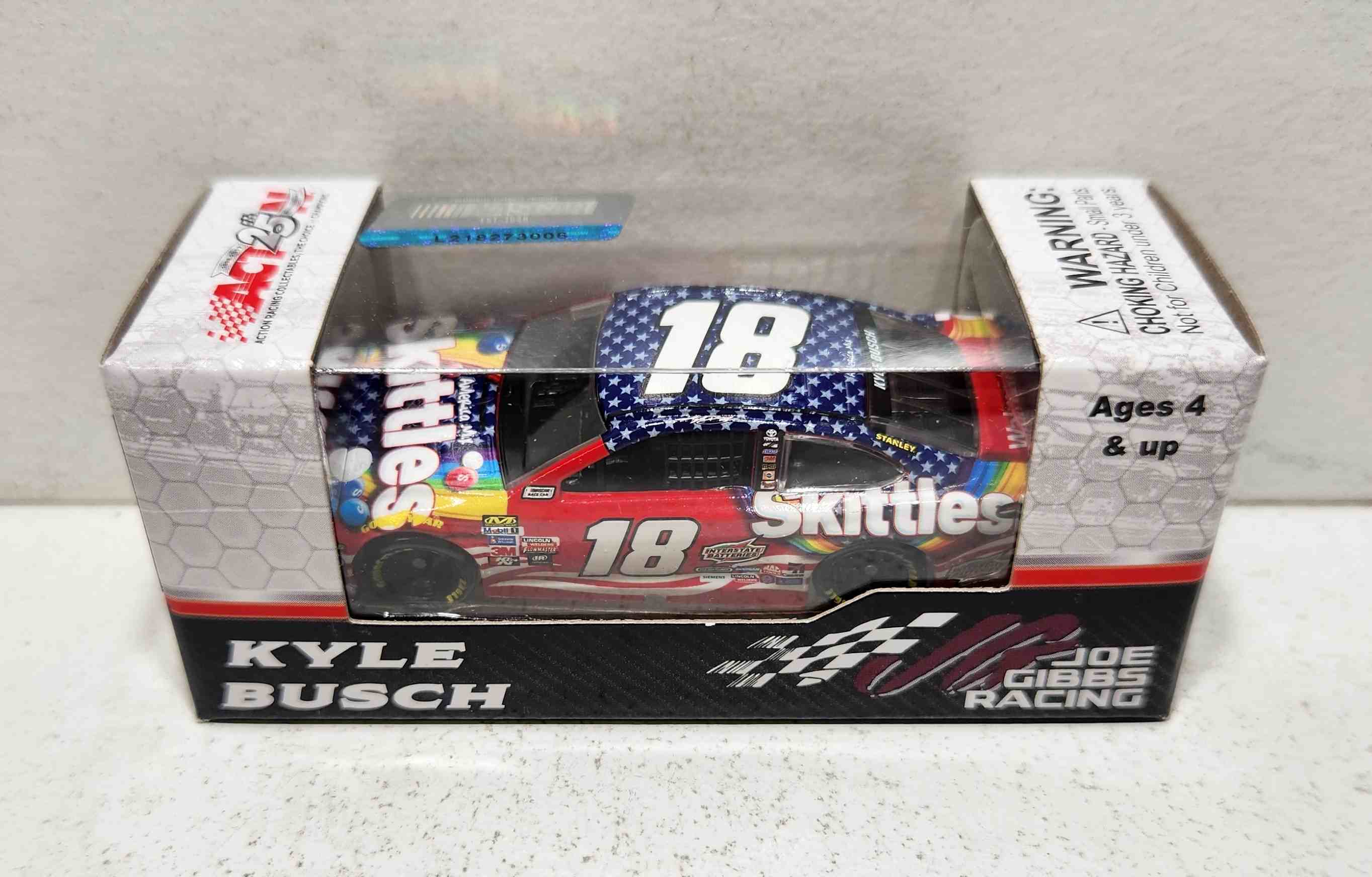 2017 Kyle Busch 1/64th Skittles "RWB" Pitstop Series Camry