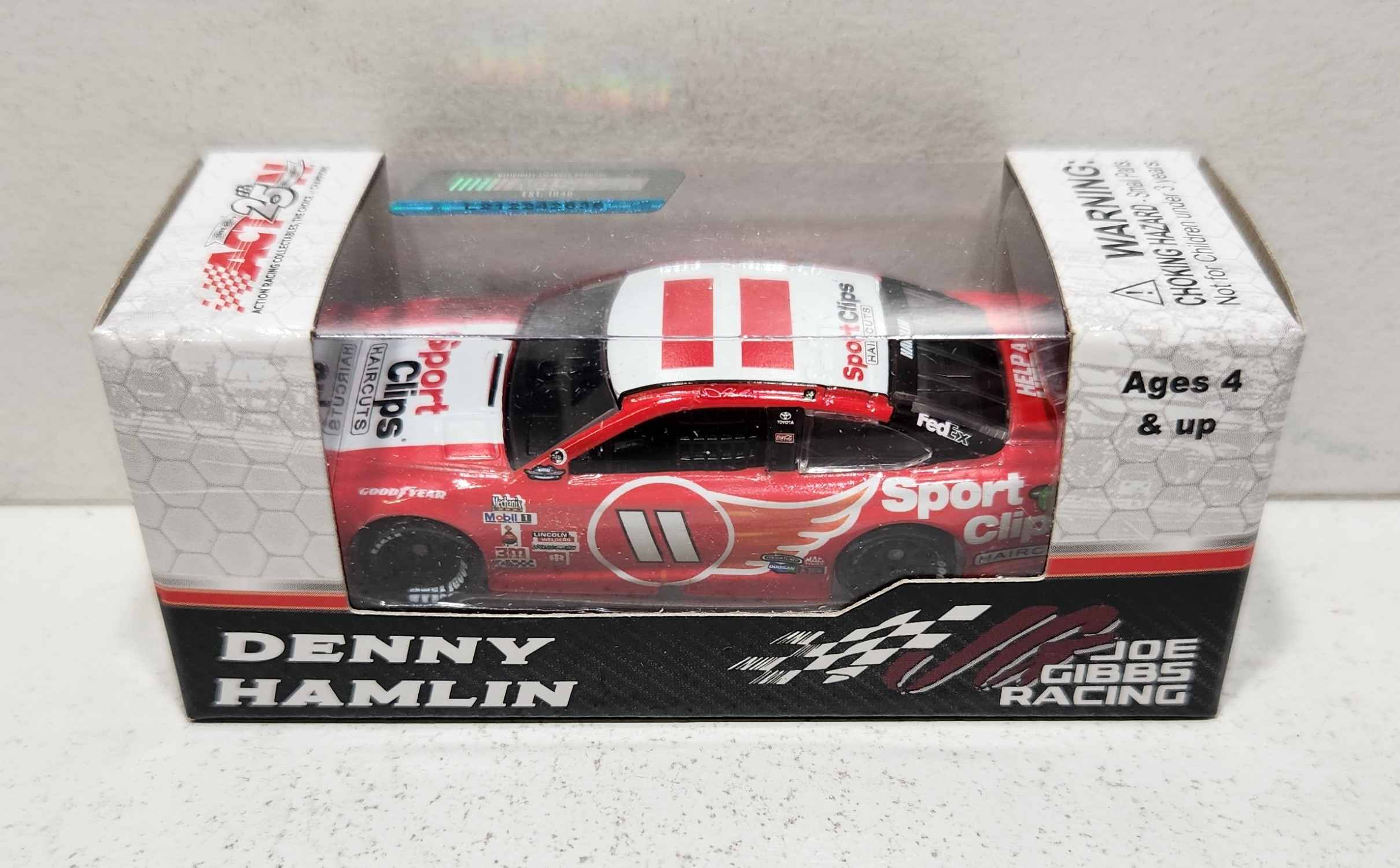 2017 Denny Hamlin 164th Sport Clips "Darlington Trowback" Pitstop Series Camry