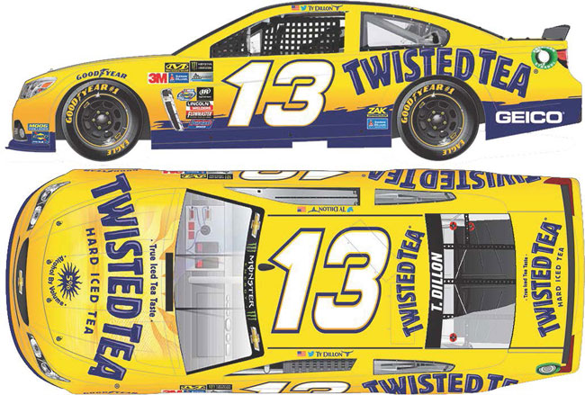 2017 Ty Dillon 1/64th Twisted Tea Pitstop Series Chevrolet SS