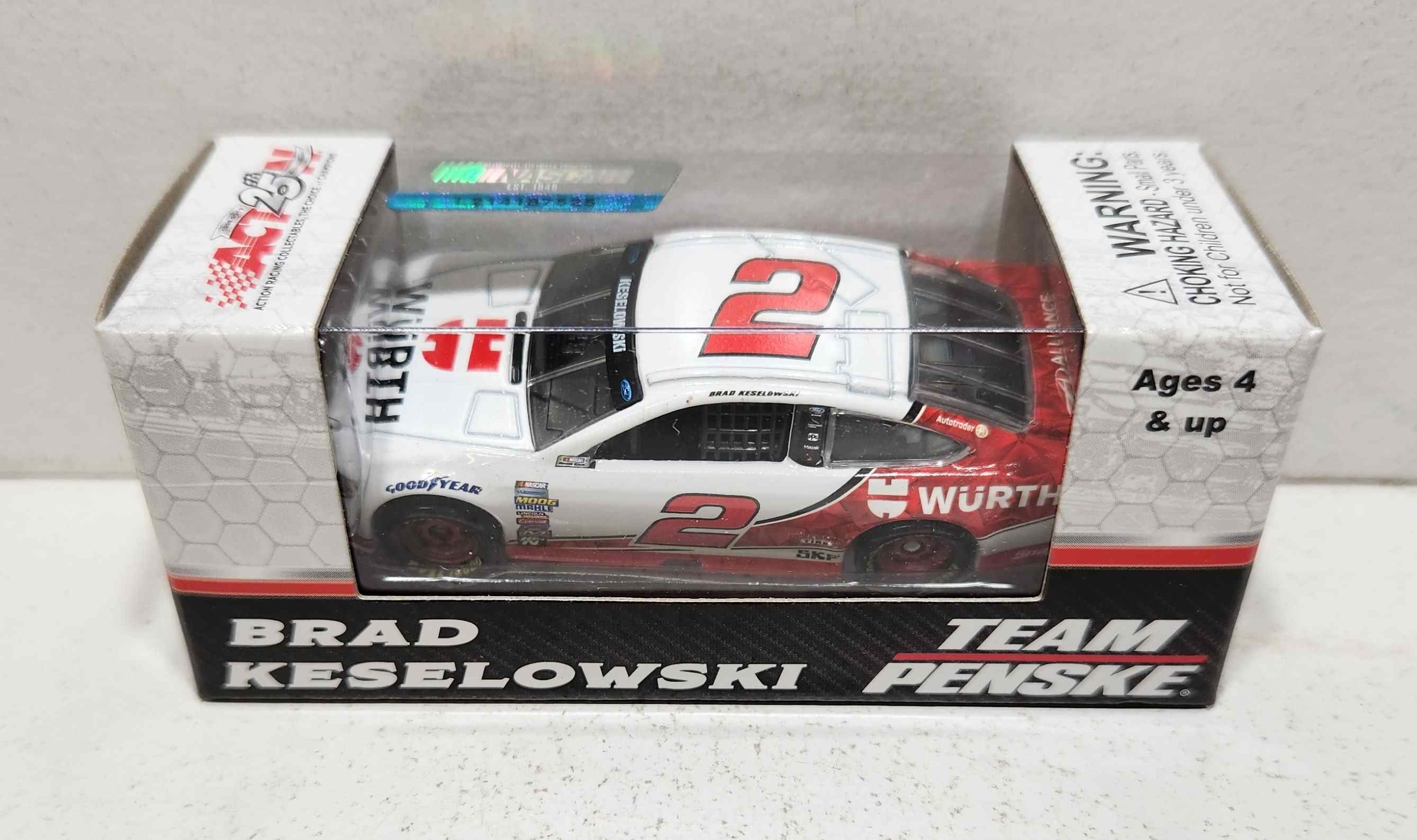 2017 Brad Keselowski 1/64th Wurth Pitstop Series Fusion