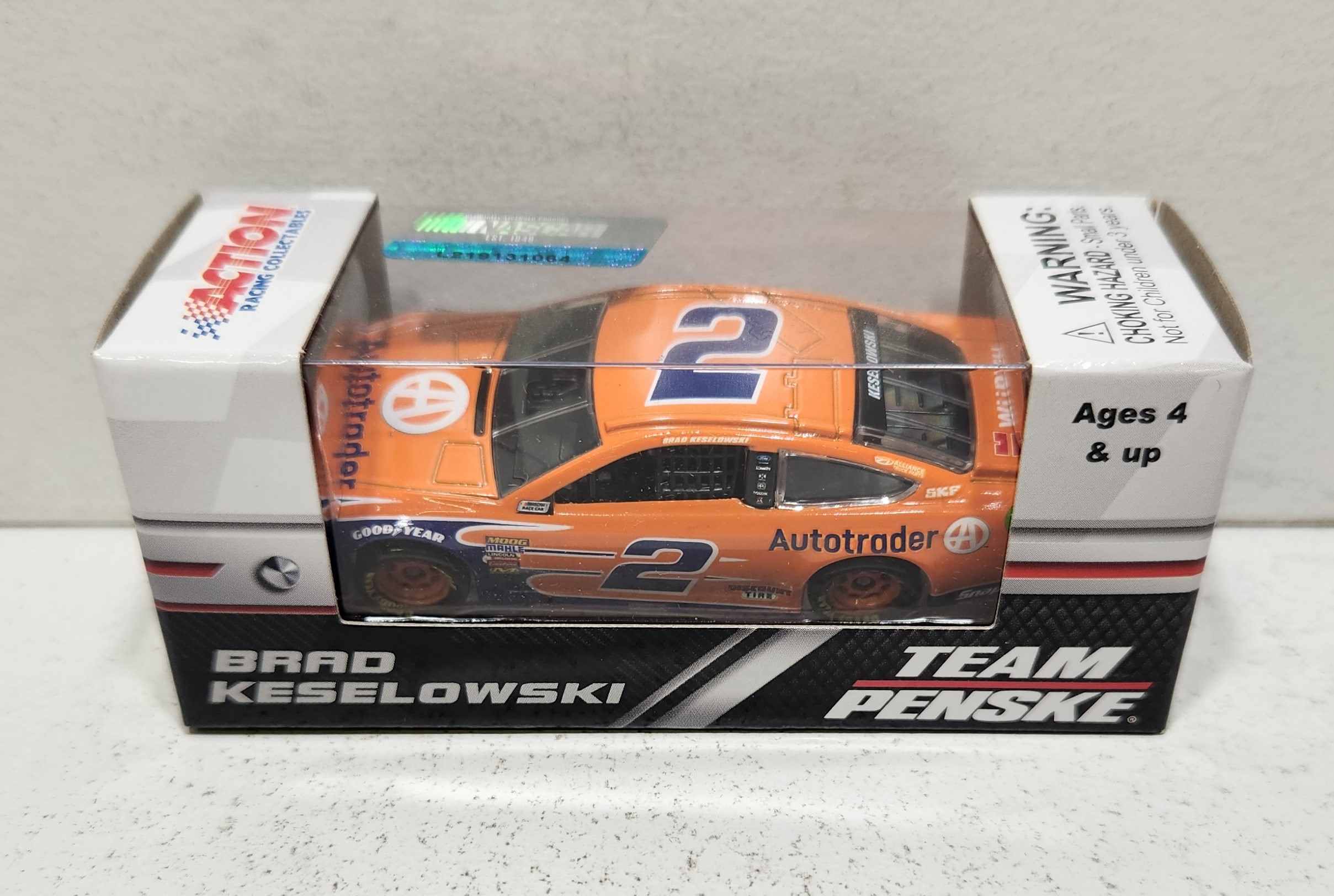 2018 Brad Keselowski 1/64th Autotrader Fusion