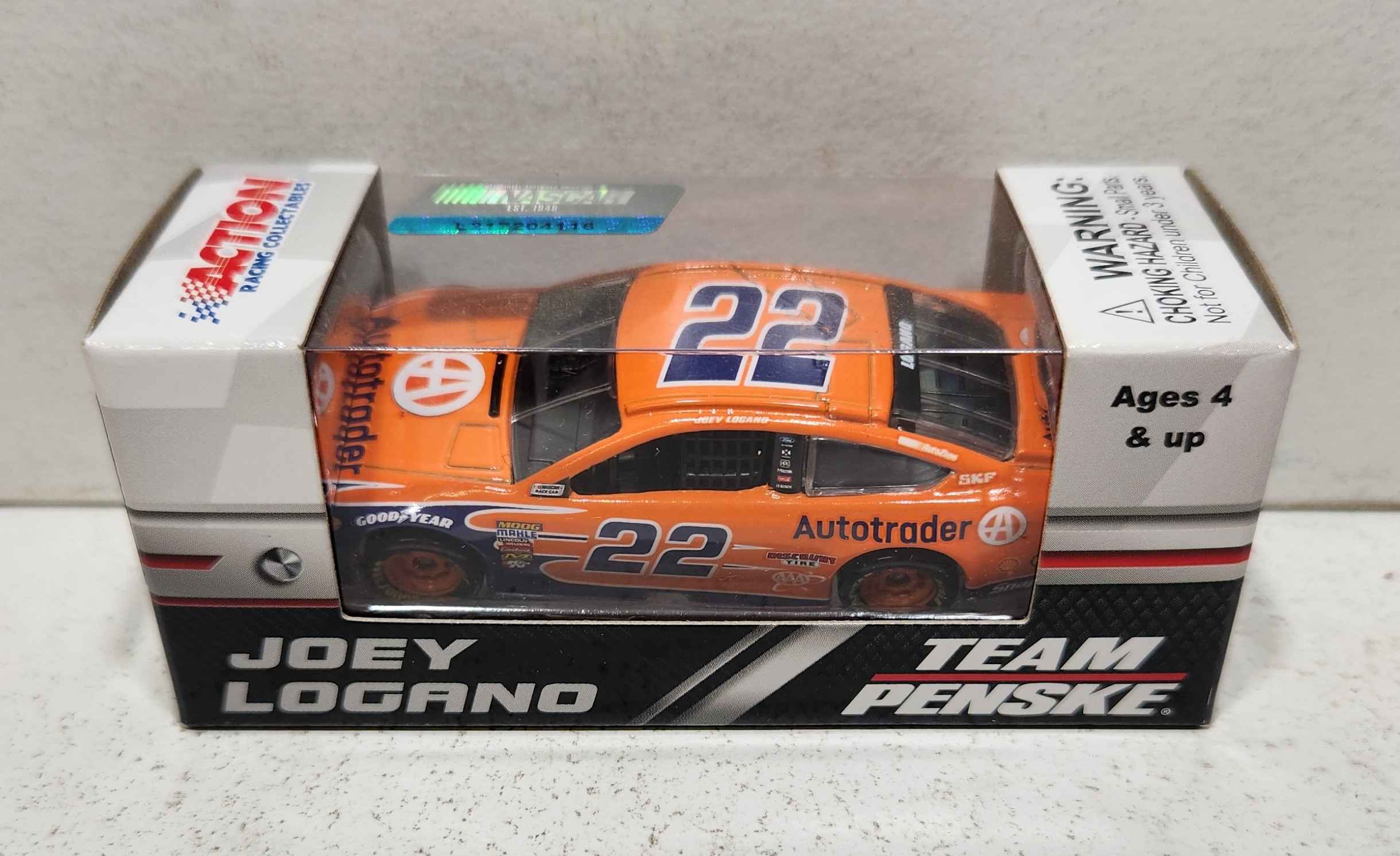 2018 Joey Logano 1/64th Autotrader Fusion