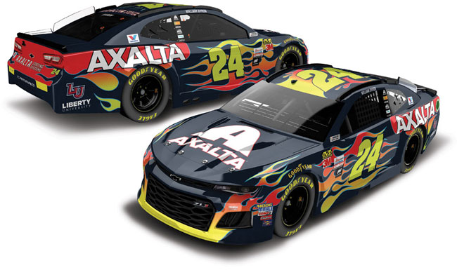 2018 William Byron 1/24th Axalta hood open Camaro